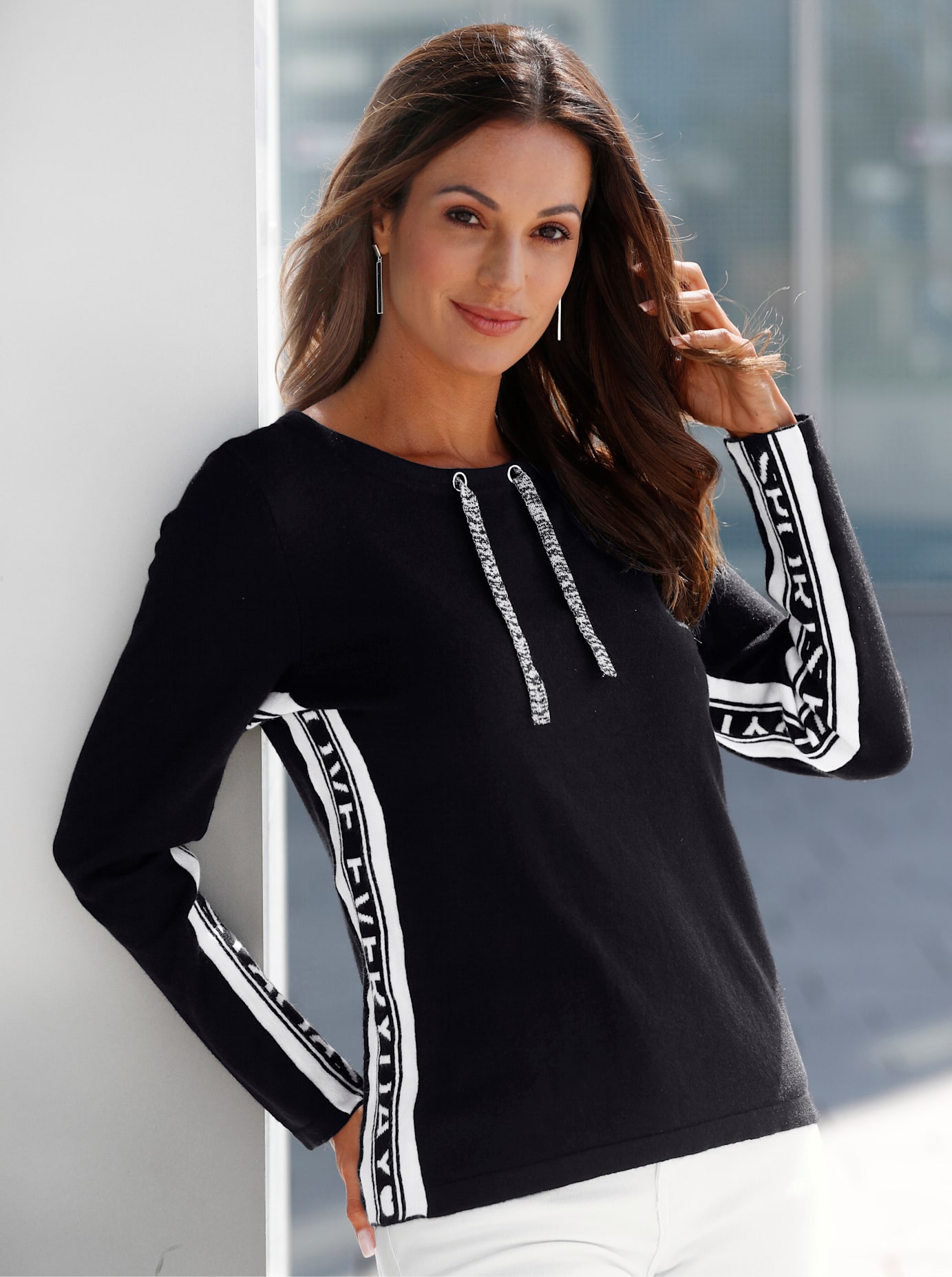 Inspirationen Strickpullover »Pullover« Inspirationen Strickpullover »Pullover« von Inspirationen