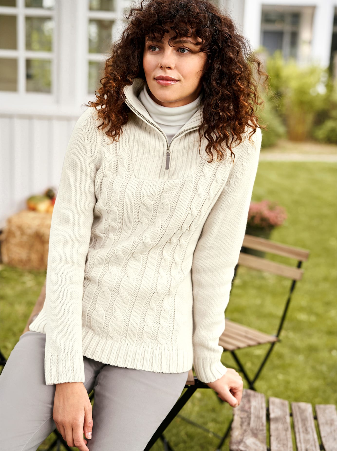 Inspirationen Strickpullover »Troyer-Pullover« Inspirationen Strickpullover »Troyer-Pullover« von Inspirationen