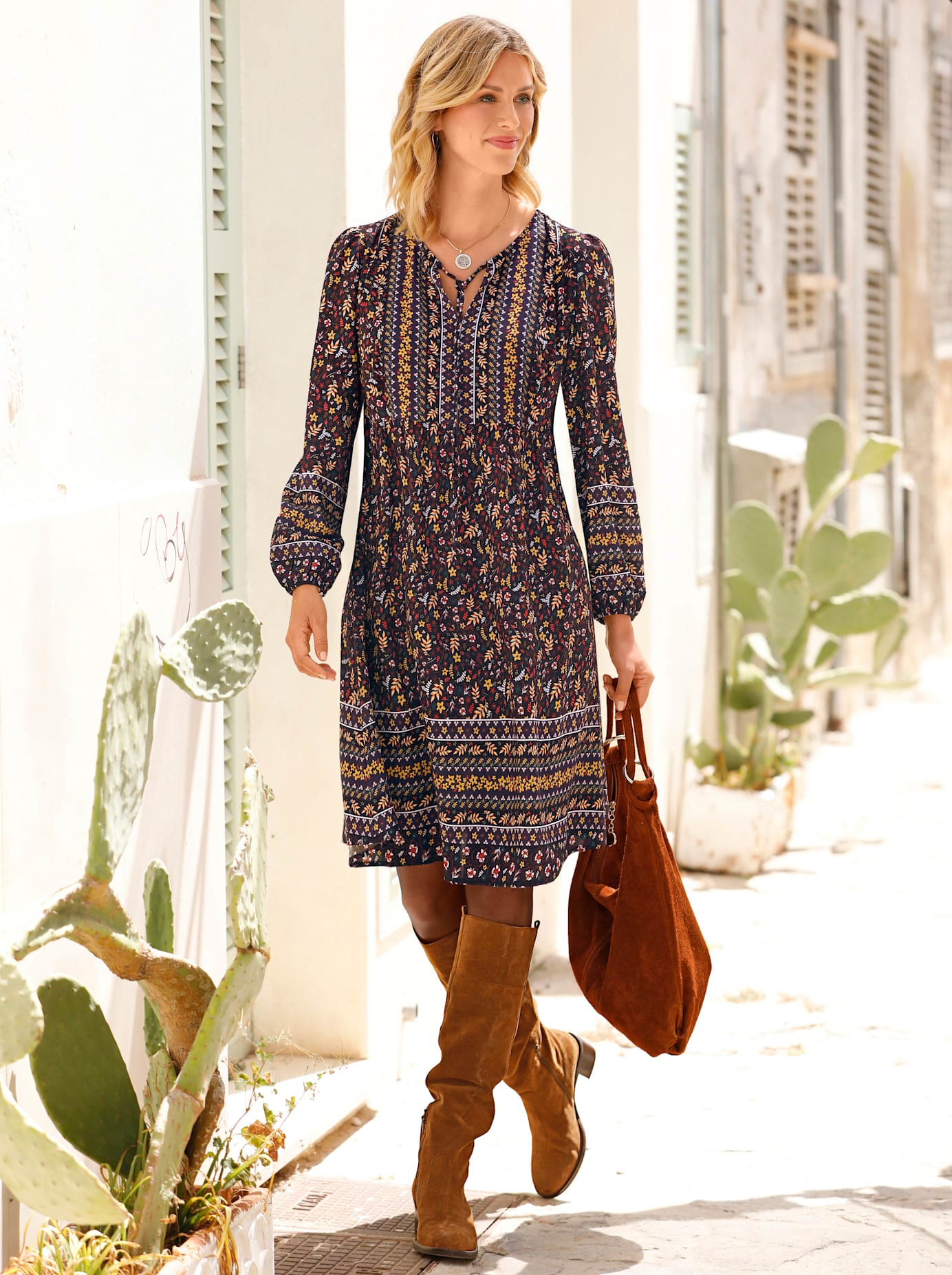 Inspirationen Tunikakleid »Druck-Kleid« Inspirationen Tunikakleid »Druck-Kleid« von Inspirationen