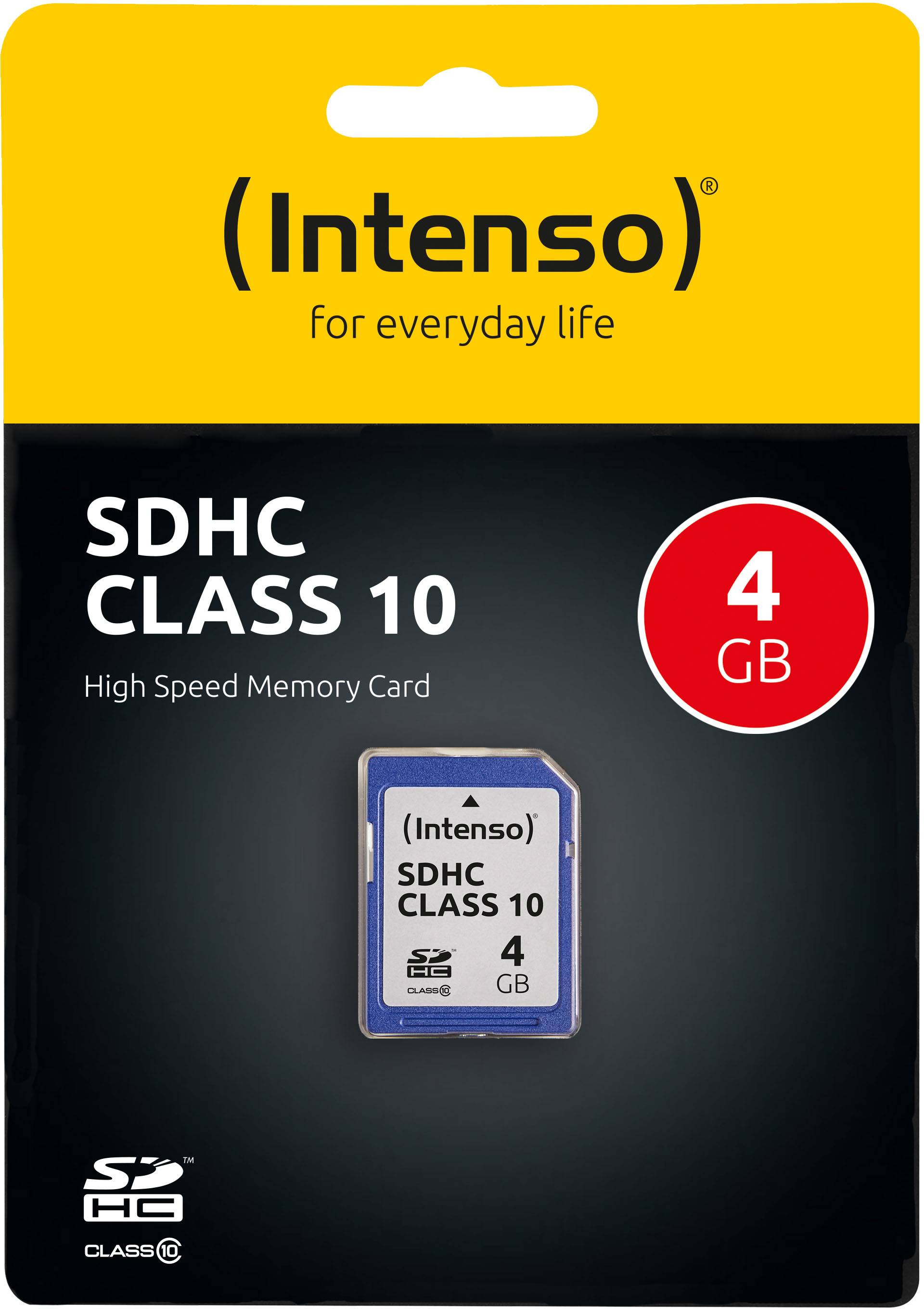 Intenso Speicherkarte »SDHC Class 10«, (Class 10) von Intenso