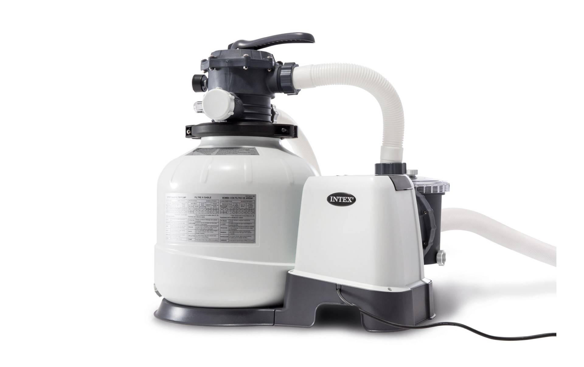 Intex Pool-Filterpumpe »Sandfilterpumpe Krystal Clear 8000 l / h bis 36 m³« Intex Pool-Filterpumpe »Sandfilterpumpe Krystal Clear 8000 l / h bis 36 m³« von Intex