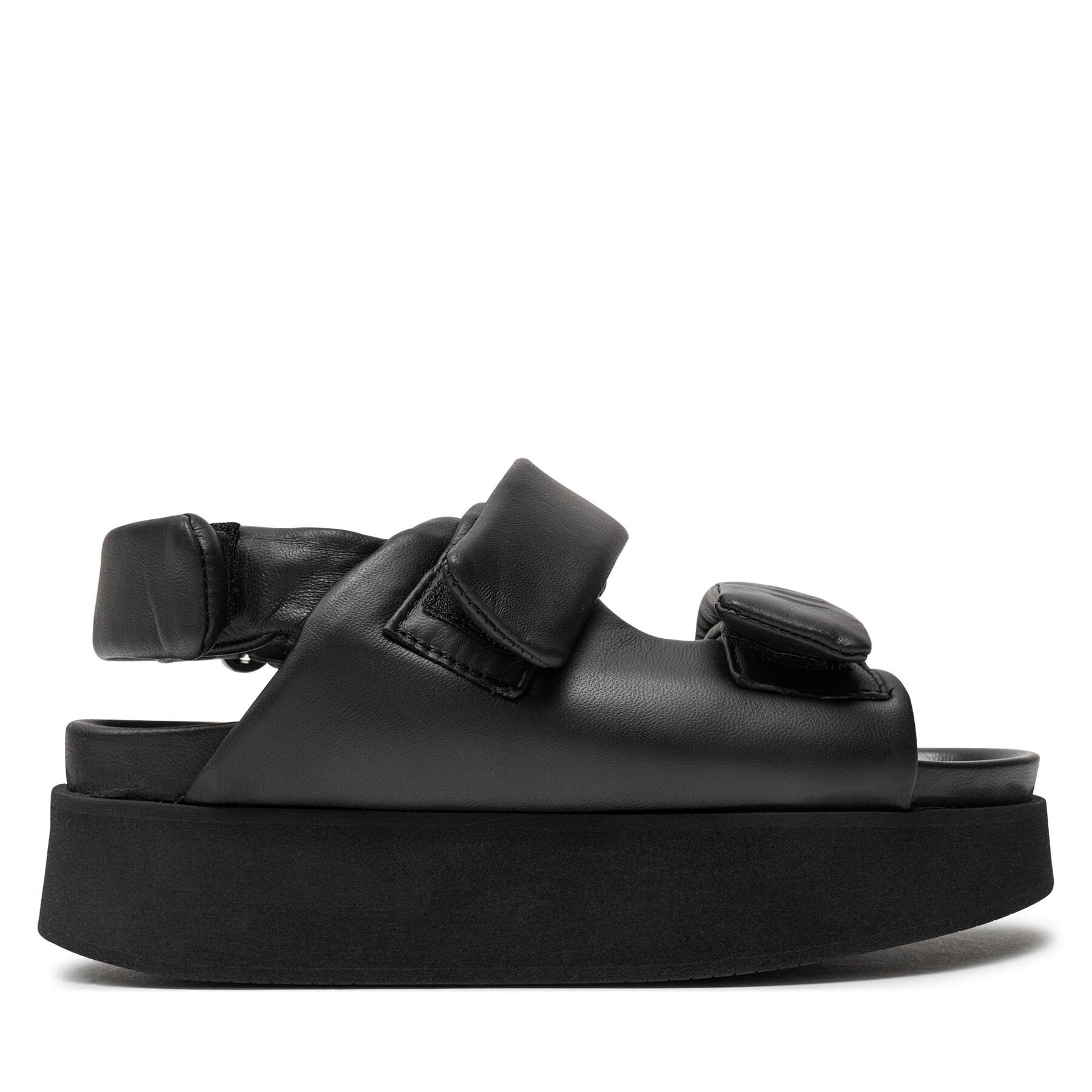 Sandalen Inuikii Velcro 70106-150 Black von Inuikii