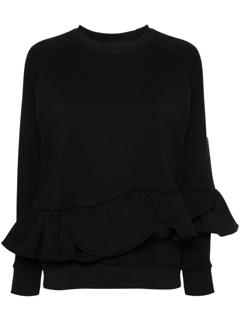 Ioana Ciolacu Liquorice peplum sweatshirt - Black von Ioana Ciolacu