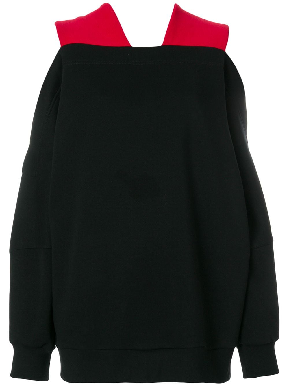 Ioana Ciolacu cutout shoulder sweatshirt - Black von Ioana Ciolacu