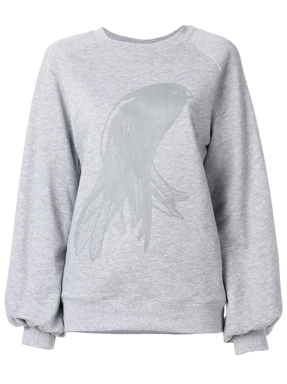 Ioana Ciolacu oversized printed sweatshirt - Grey von Ioana Ciolacu