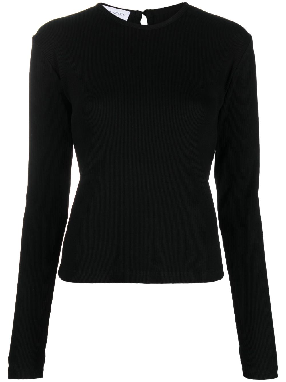 Ioana Ciolacu plain open-back sweatshirt - Black von Ioana Ciolacu