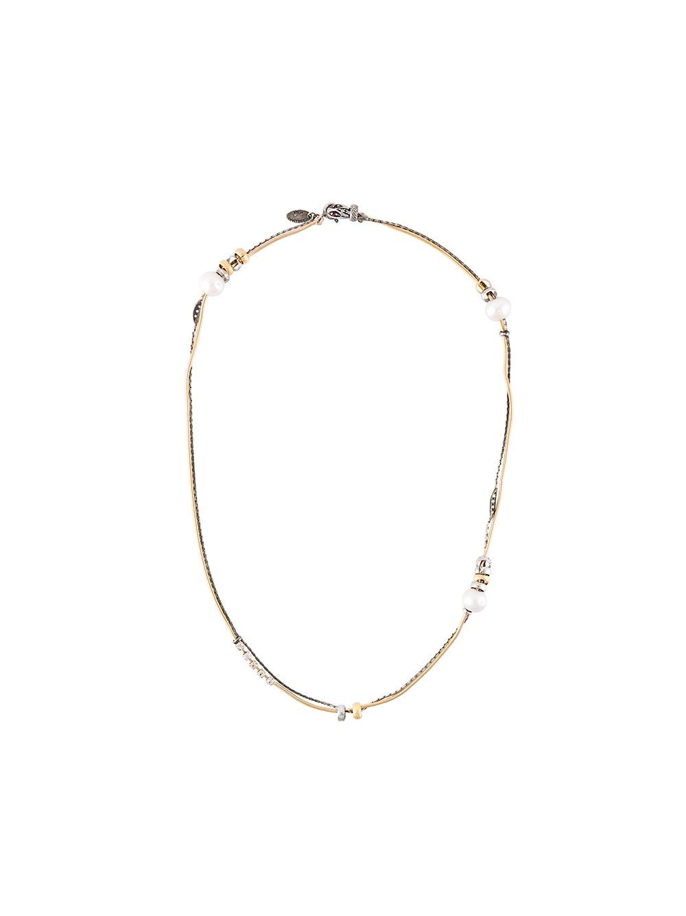 Iosselliani 'Silver Heritage' pearl necklace - Metallic von Iosselliani