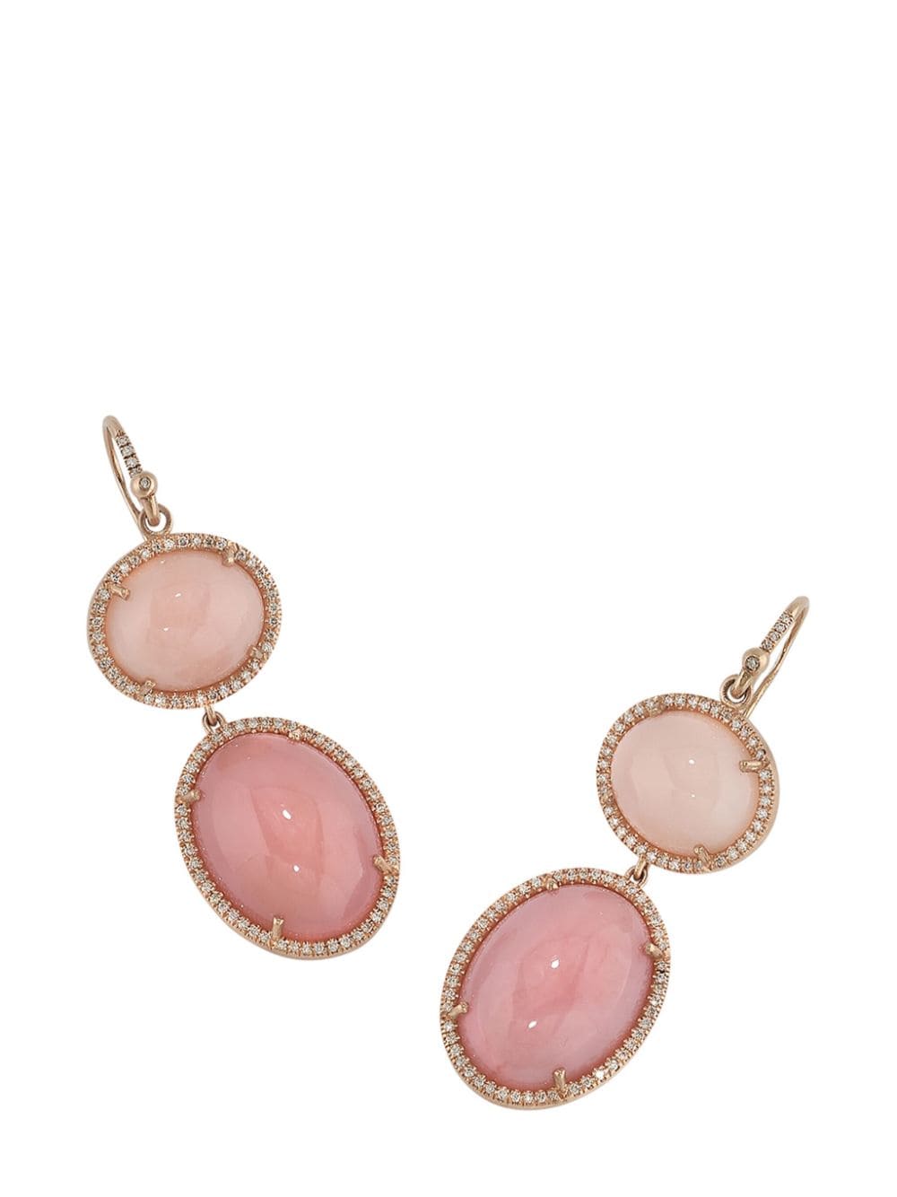 Irene Neuwirth 18kt rose gold Classic pink opal earrings von Irene Neuwirth