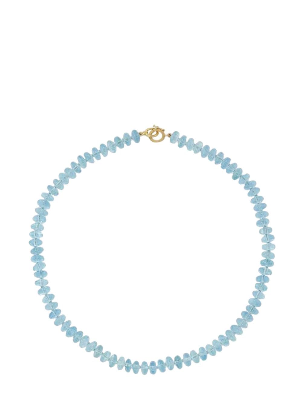 Irene Neuwirth 18kt yellow gold Beaded Candy aquamarine necklace von Irene Neuwirth