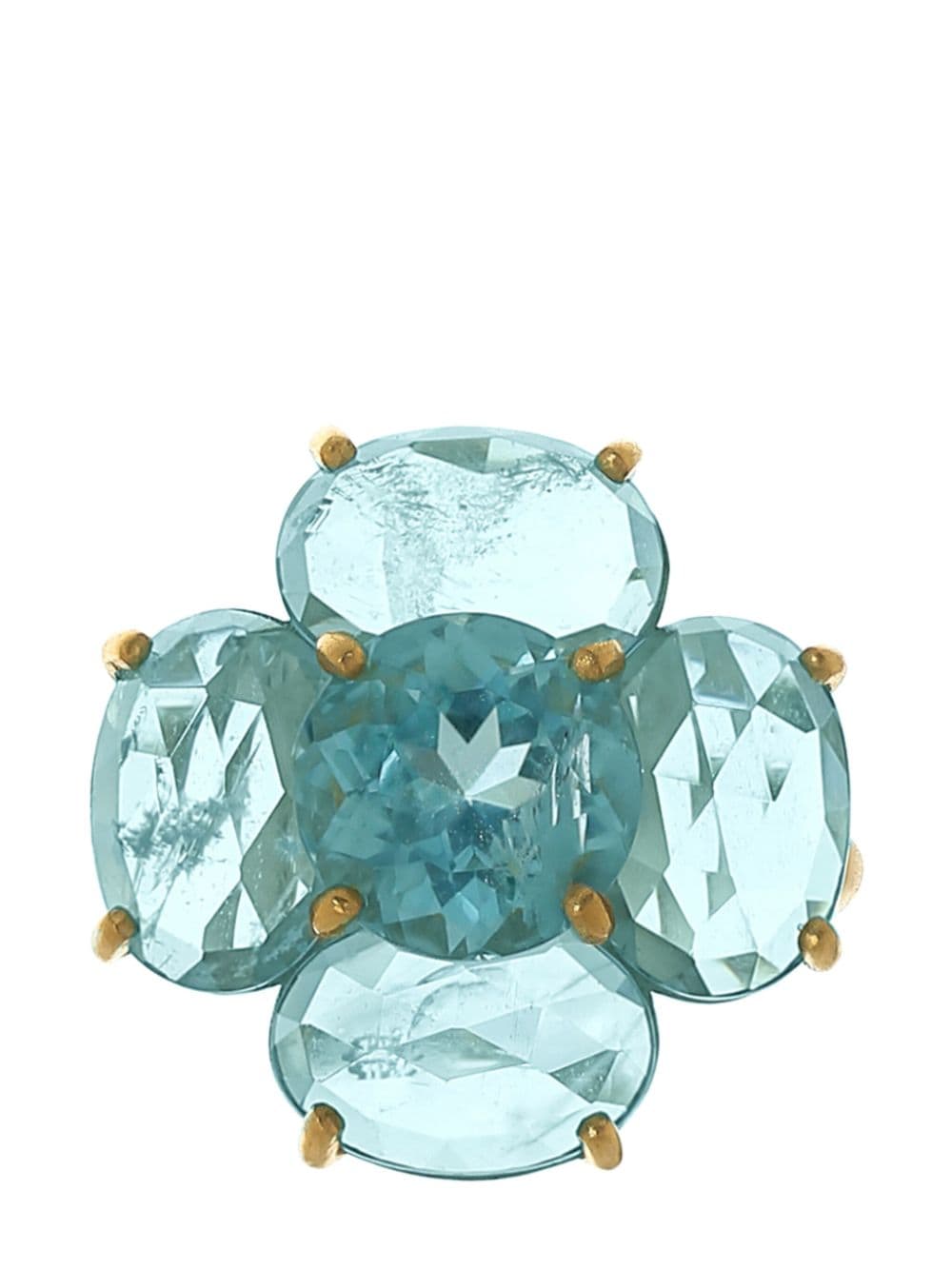 Irene Neuwirth 18kt yellow gold Botanical aquamarine ring von Irene Neuwirth