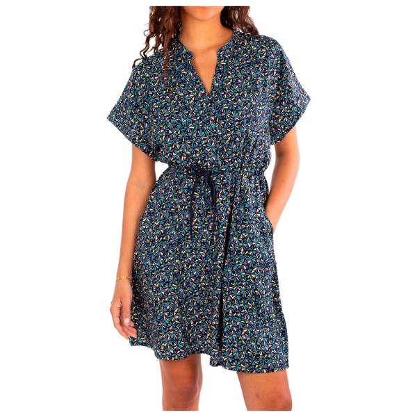 Iriedaily - Women's Franji Short Dress - Kleid Gr L;S;XL;XS blau;lila von Iriedaily