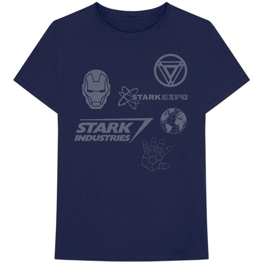 Stark Expo Tshirt Damen Marine M von Iron Man