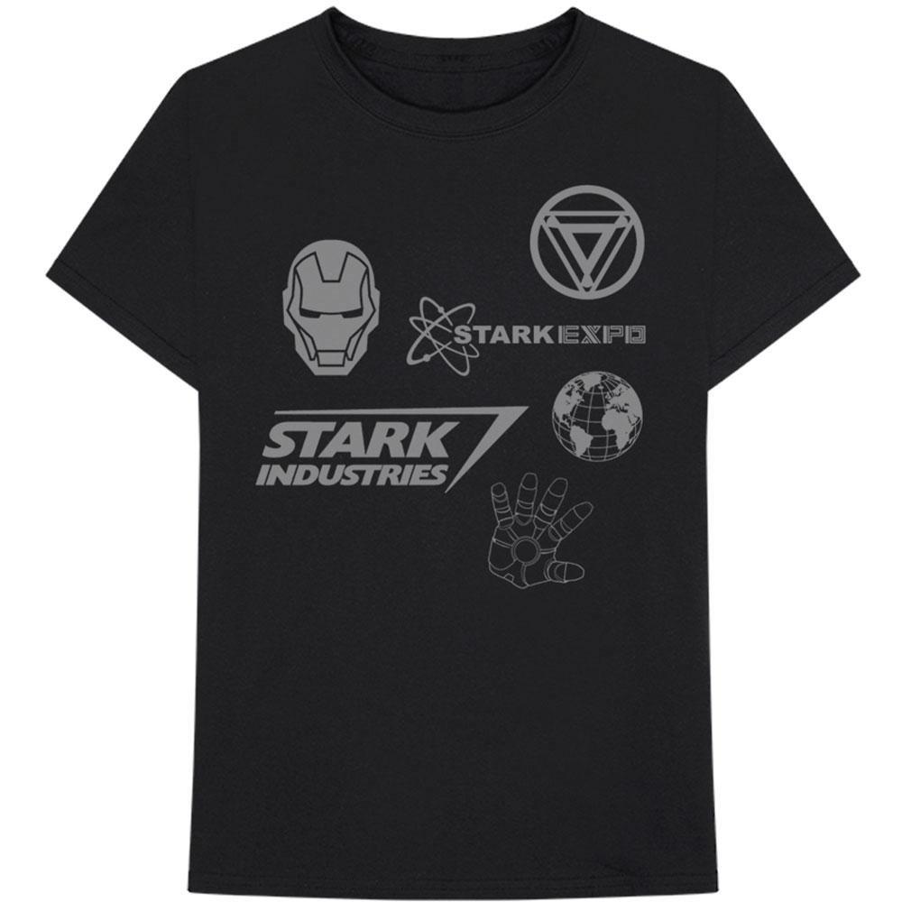 Stark Expo Tshirt Damen Schwarz XXL von Iron Man