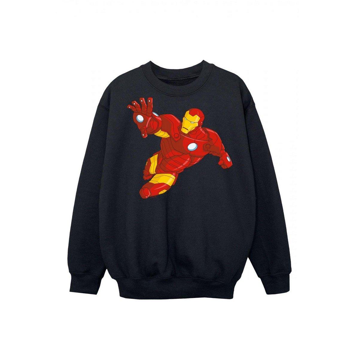 Sweatshirt Jungen Schwarz 116 von Iron Man
