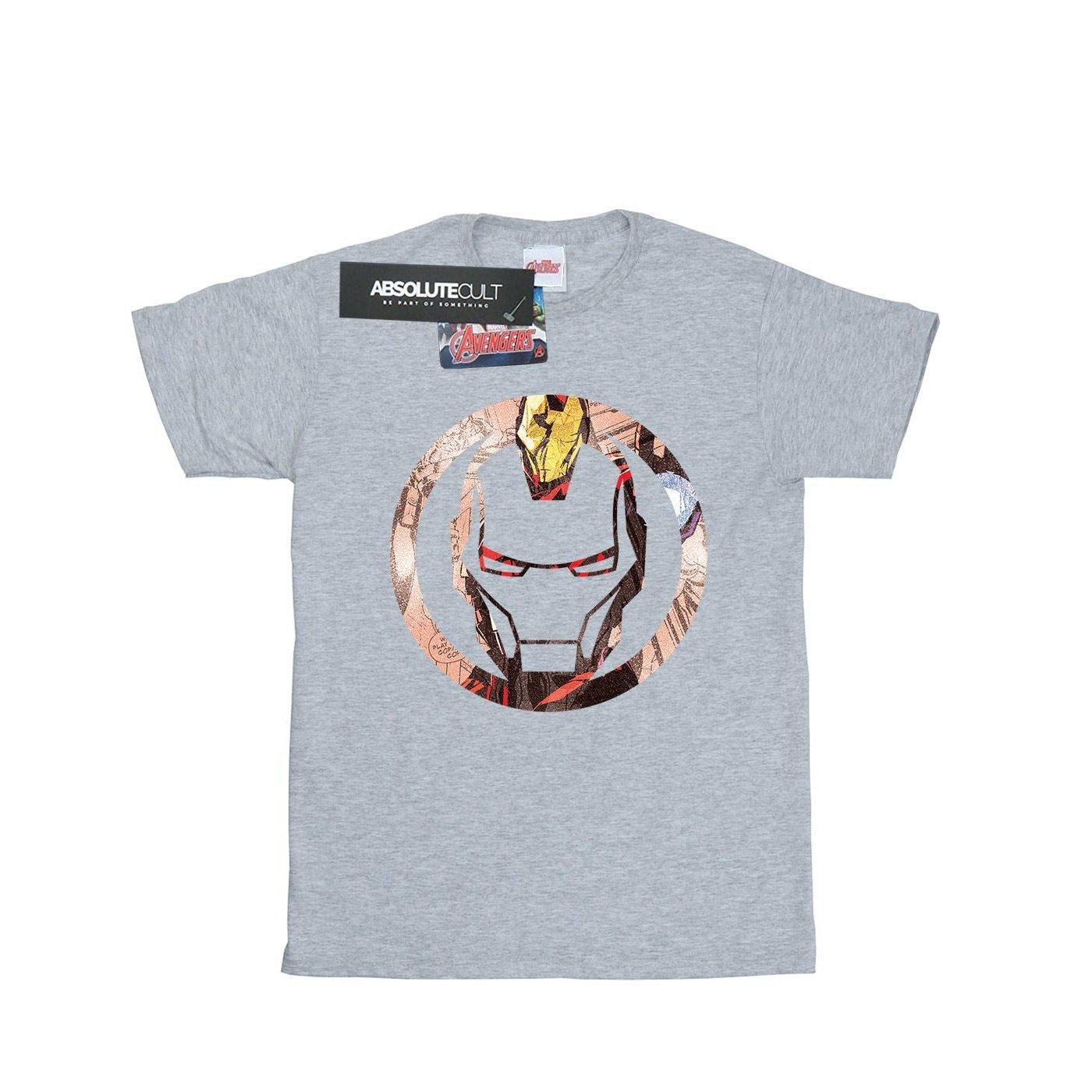 Tshirt Damen Grau XXL von Iron Man