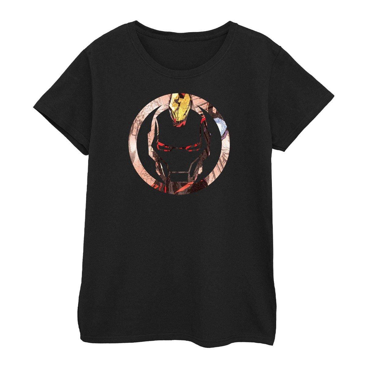 Tshirt Damen Schwarz L von Iron Man