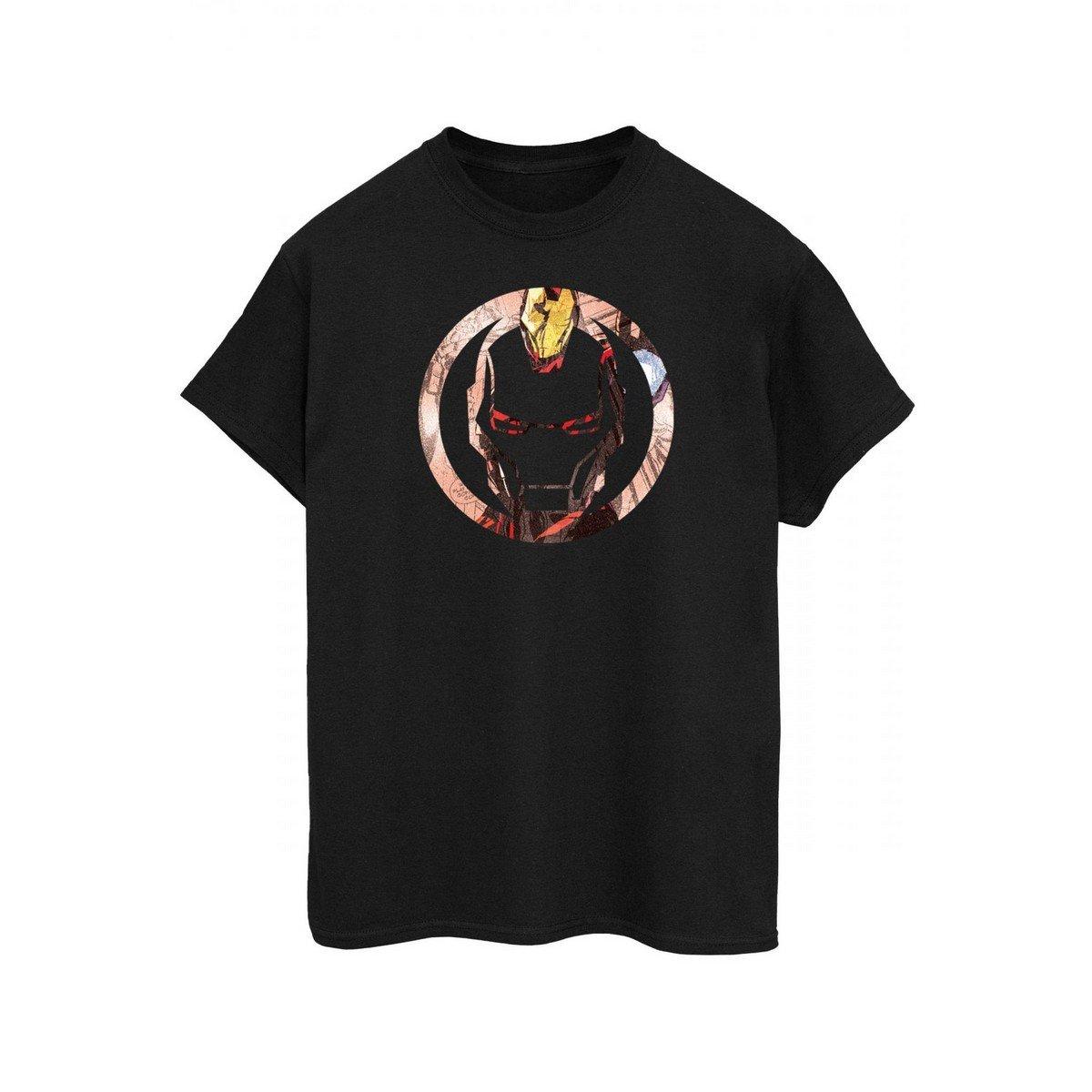 Tshirt Damen Schwarz M von Iron Man