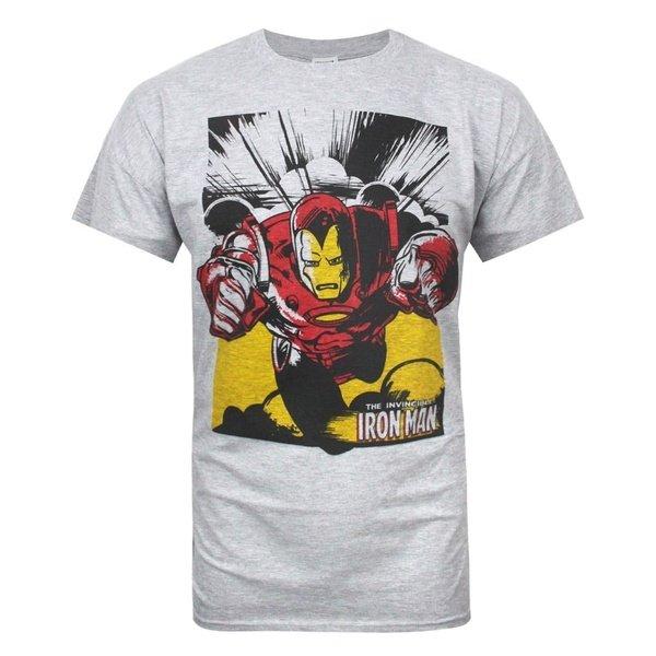 Tshirt Herren Grau S von Iron Man