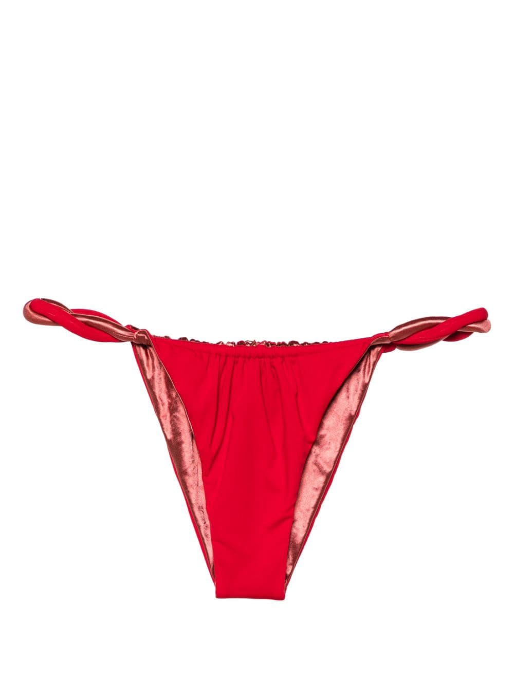Isa Boulder Chunky Rope reversible bikini bottoms - Red von Isa Boulder