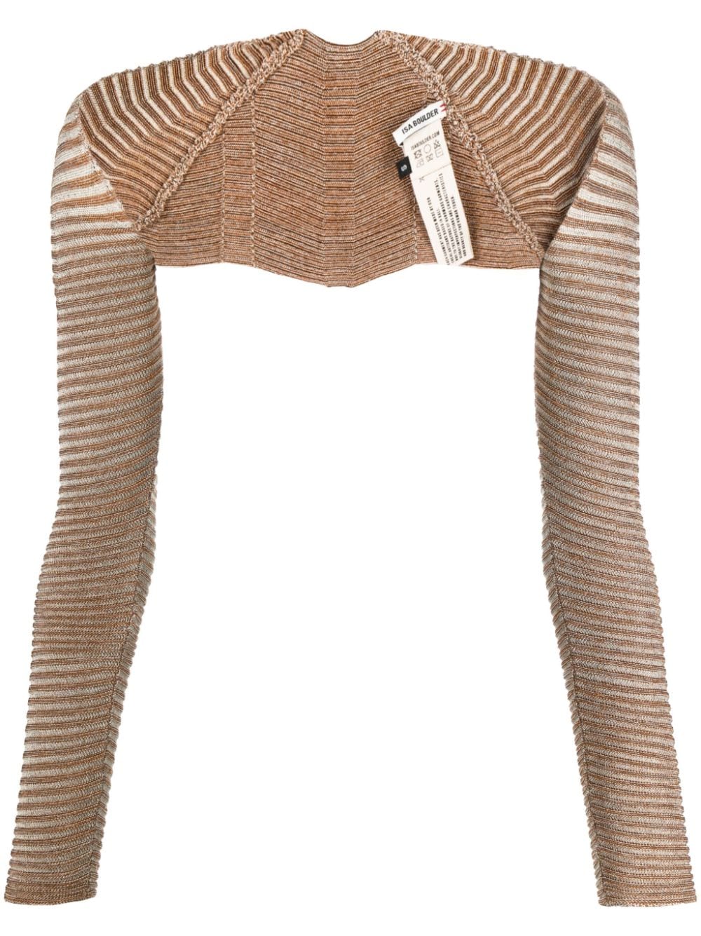 Isa Boulder Pupa ribbed sleeves - Neutrals von Isa Boulder