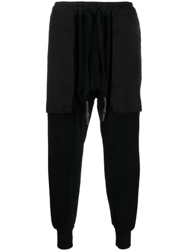 Isaac Sellam Experience 69 LC logo-plaque track pants - Black von Isaac Sellam Experience