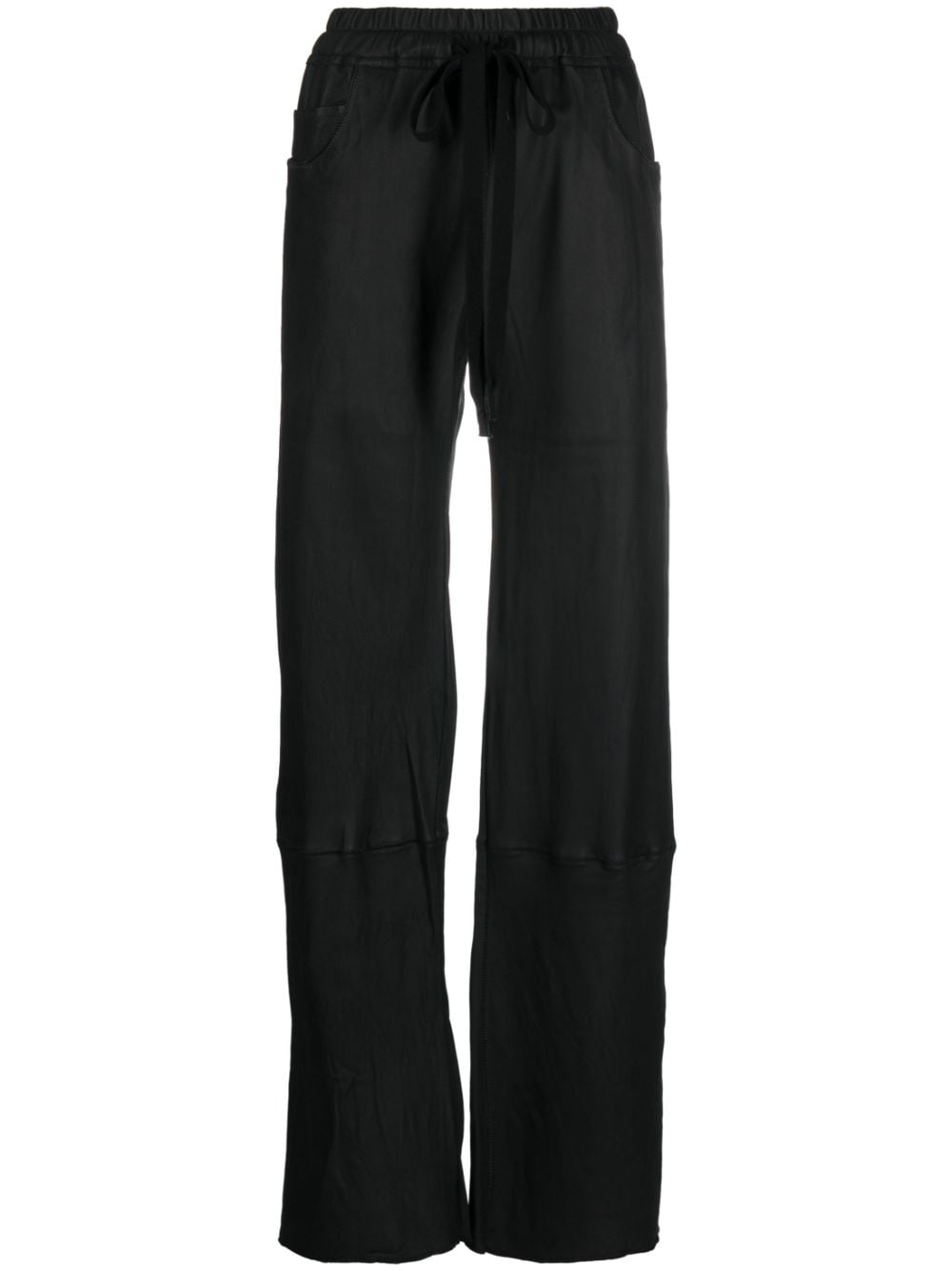 Isaac Sellam Experience drawstring leather trousers - Black von Isaac Sellam Experience