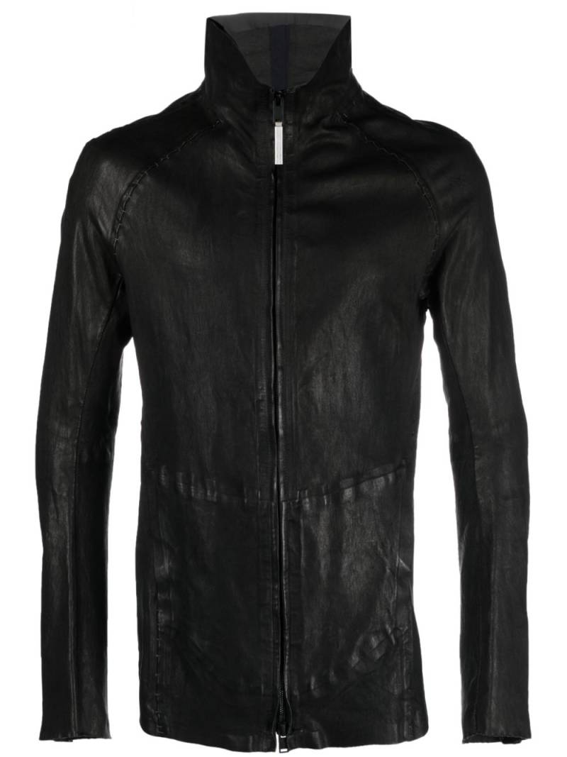 Isaac Sellam Experience high-neck leather jacket - Black von Isaac Sellam Experience