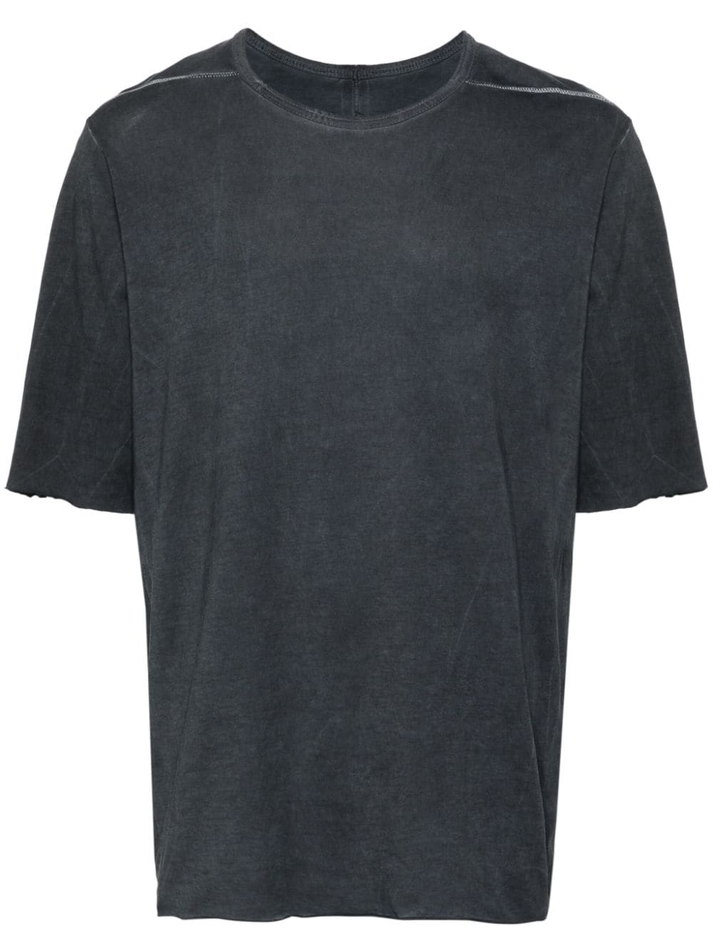 Isaac Sellam Experience panelled organic-cotton T-shirt - Grey von Isaac Sellam Experience