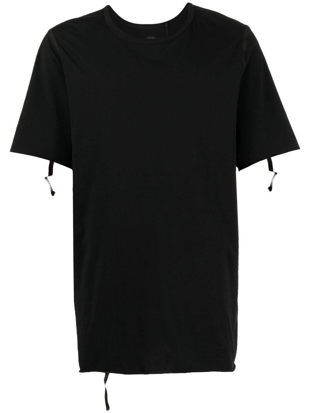 Isaac Sellam Experience seam-detailing cotton T-shirt - Black von Isaac Sellam Experience