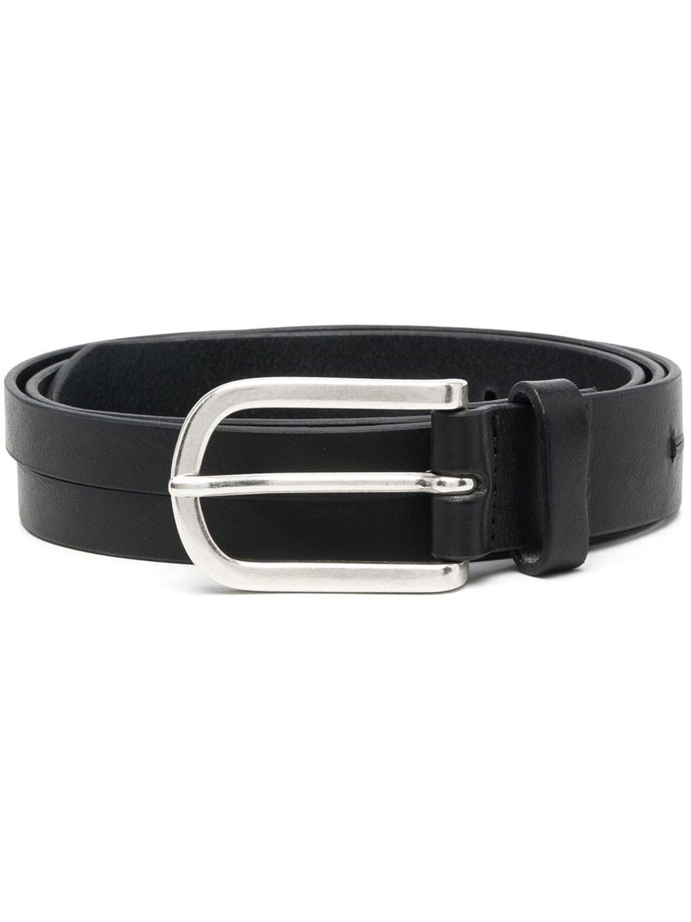Isabel Benenato buckled leather belt - Black von Isabel Benenato