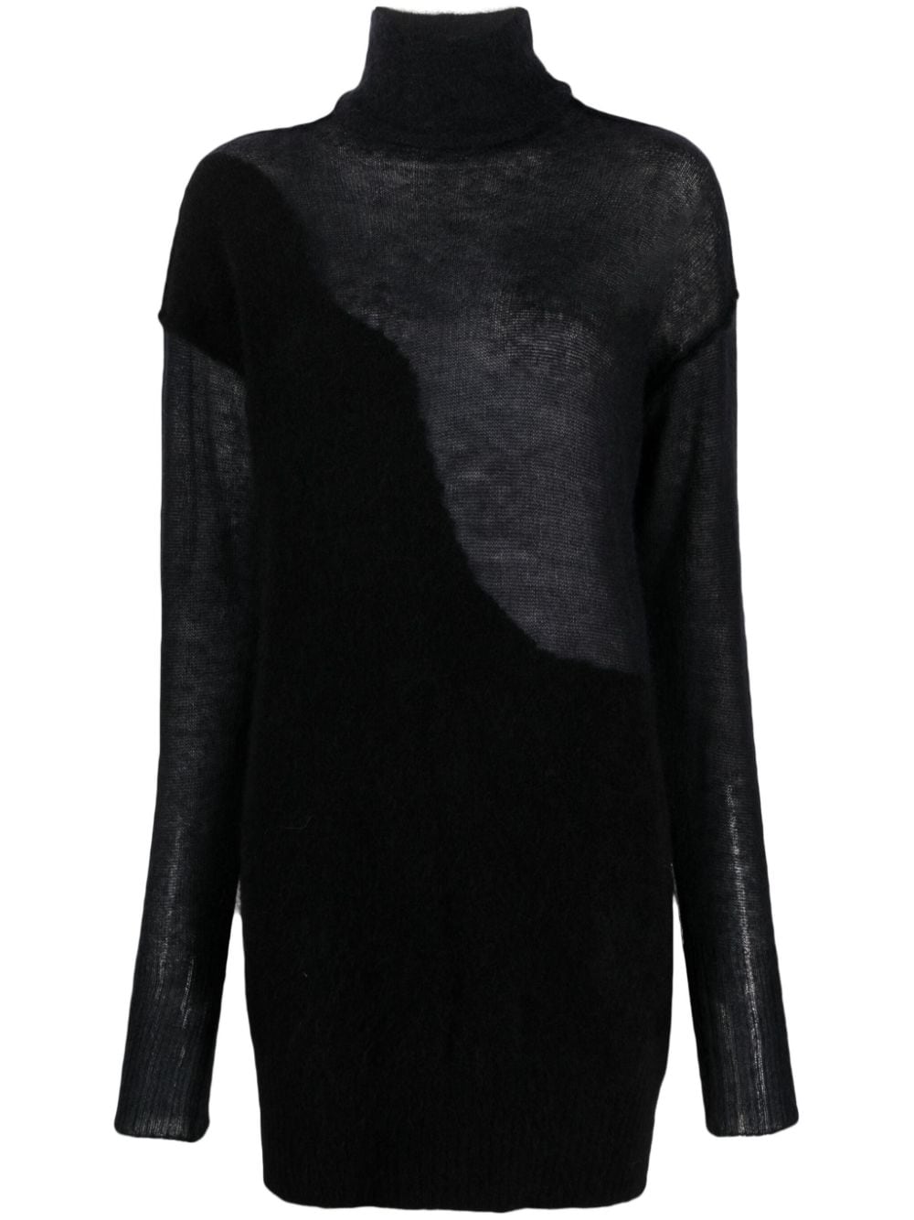 Isabel Benenato roll-neck knit top - Black von Isabel Benenato