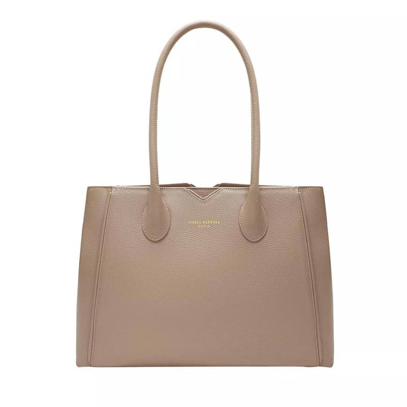 Isabel Bernard Aktentaschen - Honoré Cloe Taupe Calfskin Leather Handbag - Gr. unisize - in Beige - für Damen von Isabel Bernard