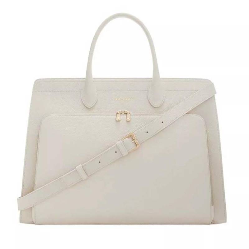 Isabel Bernard Aktentaschen - Honoré Nadine cream calfskin leather handbag with - Gr. unisize - in Beige - für Damen von Isabel Bernard