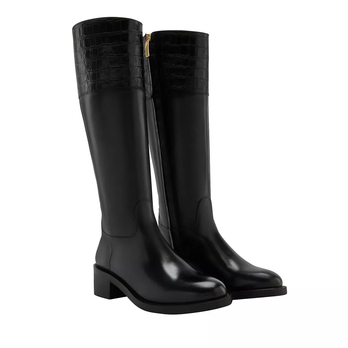 Isabel Bernard Boots & Stiefeletten - Vendôme Iris Calfskin Leather Boots - Gr. 36 (EU) - in Schwarz - für Damen von Isabel Bernard