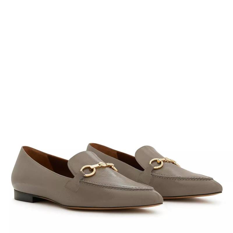 Isabel Bernard Loafer - Vendôme Margaux calfskin patent leather loafers - Gr. 40 (EU) - in Grau - für Damen von Isabel Bernard