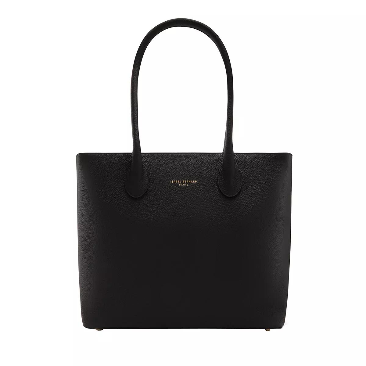 Isabel Bernard Umhängetasche - Honoré Lysanne Black Calfskin Leather Shoulder Bag - Gr. unisize - in Schwarz - für Damen von Isabel Bernard