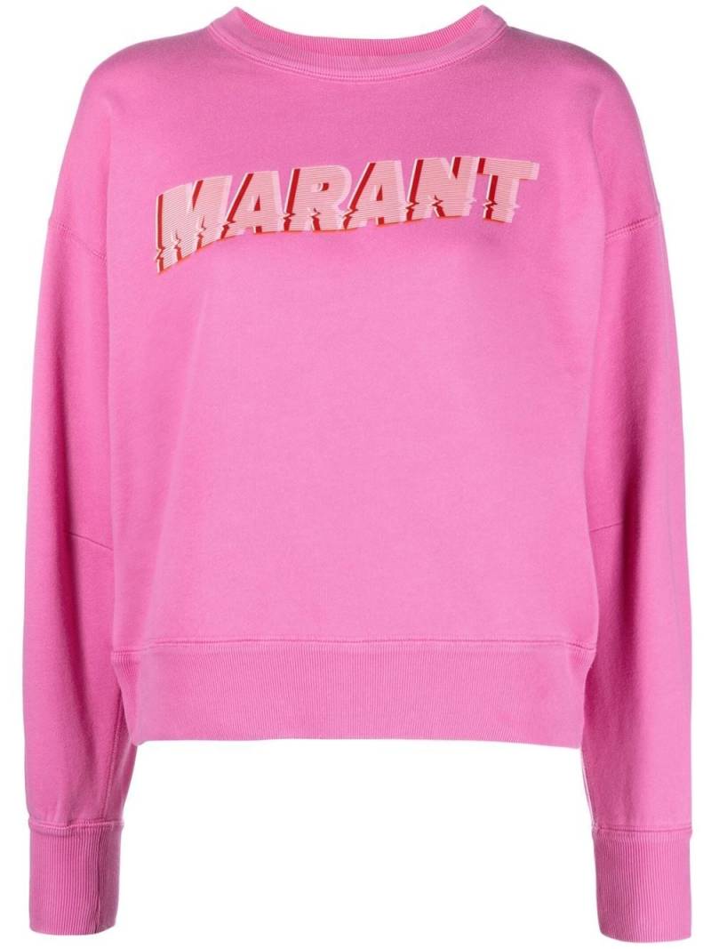 MARANT ÉTOILE Marant print sweatshirt - Pink von MARANT ÉTOILE