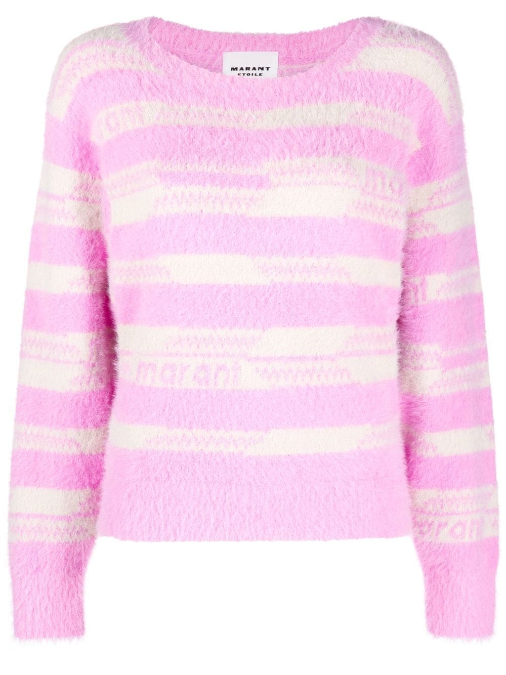 MARANT ÉTOILE Orson intarsia-knit logo jumper - Pink von MARANT ÉTOILE