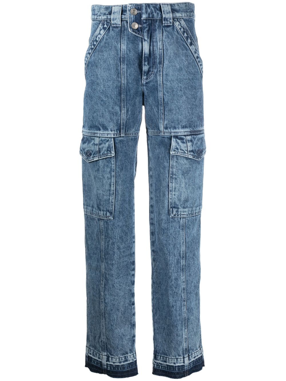 MARANT ÉTOILE cargo-pocket straight jeans - Blue von MARANT ÉTOILE