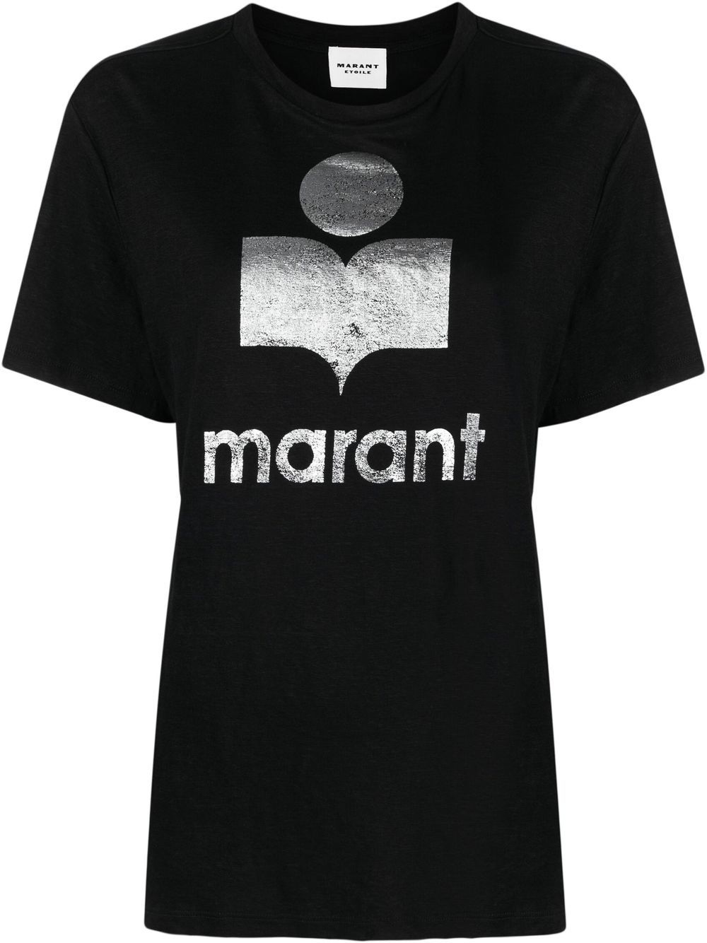 MARANT ÉTOILE logo-print T-shirt - Black von MARANT ÉTOILE