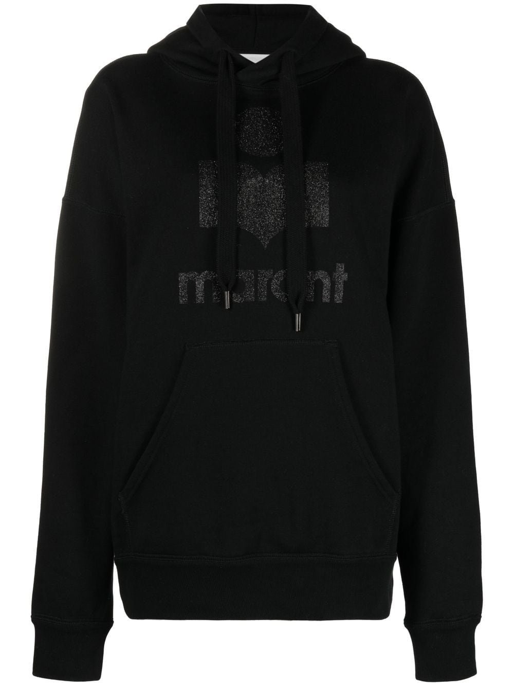 MARANT ÉTOILE logo-print hoodie - Black von MARANT ÉTOILE