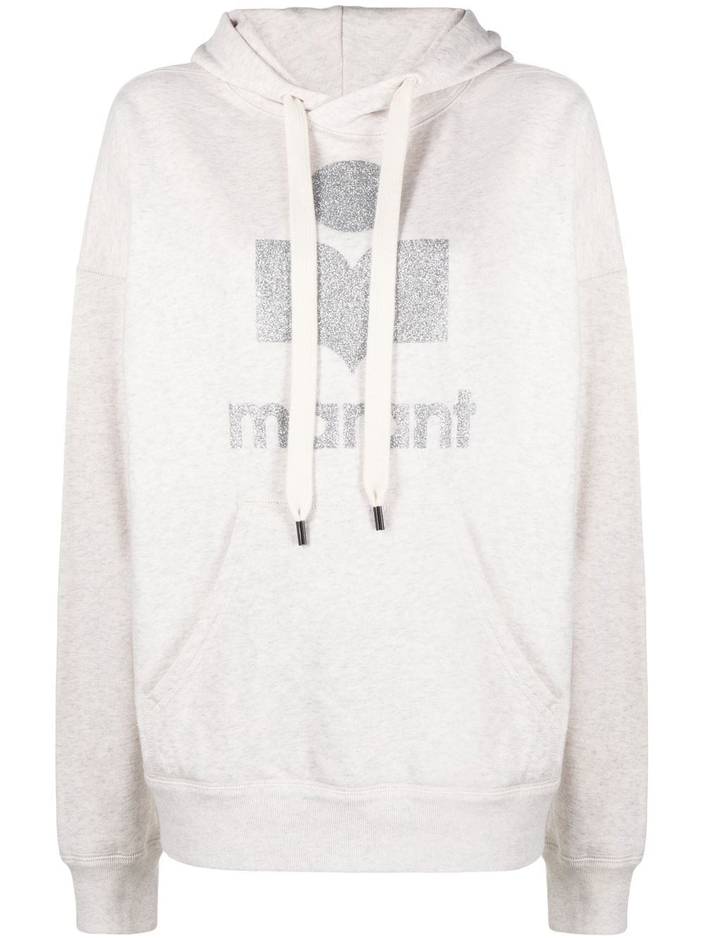 MARANT ÉTOILE logo print hoodie - Neutrals von MARANT ÉTOILE