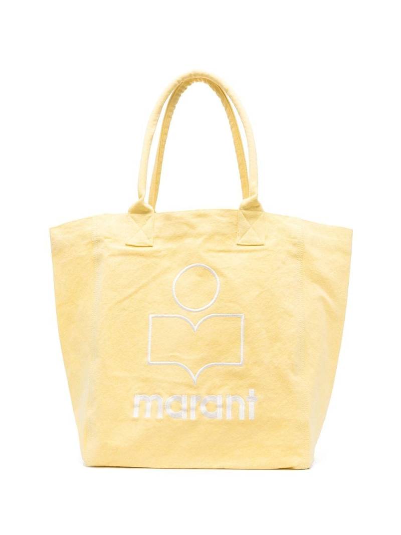 ISABEL MARANT logo-print tote bag - Yellow von ISABEL MARANT