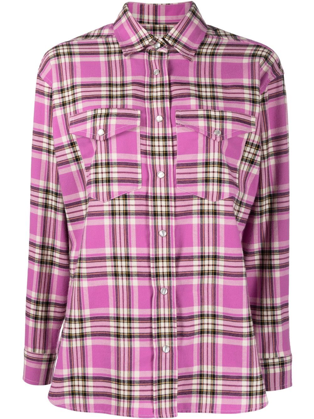 MARANT ÉTOILE Mayola plaid cotton shirt - Pink von MARANT ÉTOILE