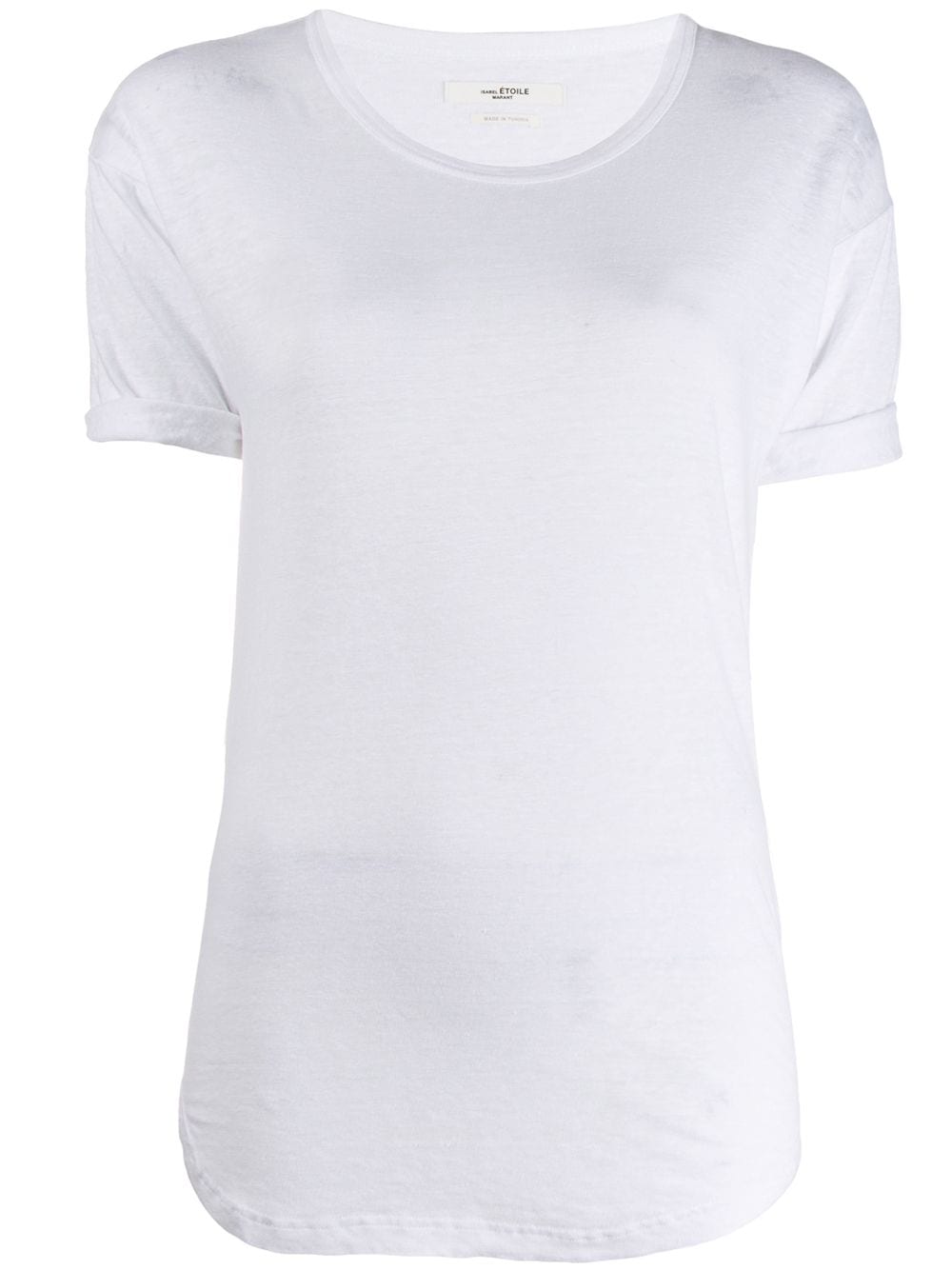 MARANT ÉTOILE short-sleeve fitted T-Shirt - White von MARANT ÉTOILE
