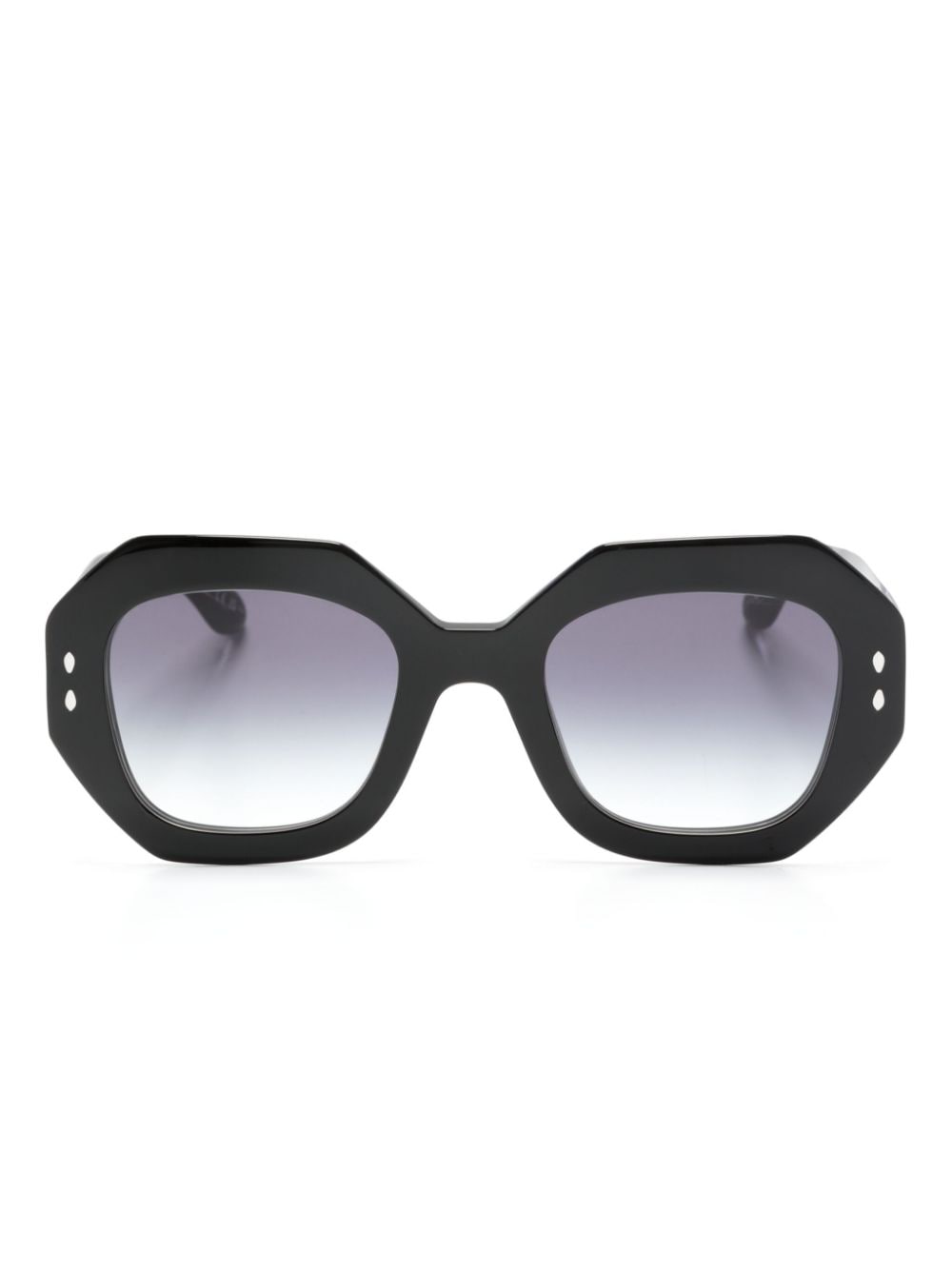 Isabel Marant Eyewear Lily geometric-frame sunglasses - Black von Isabel Marant Eyewear