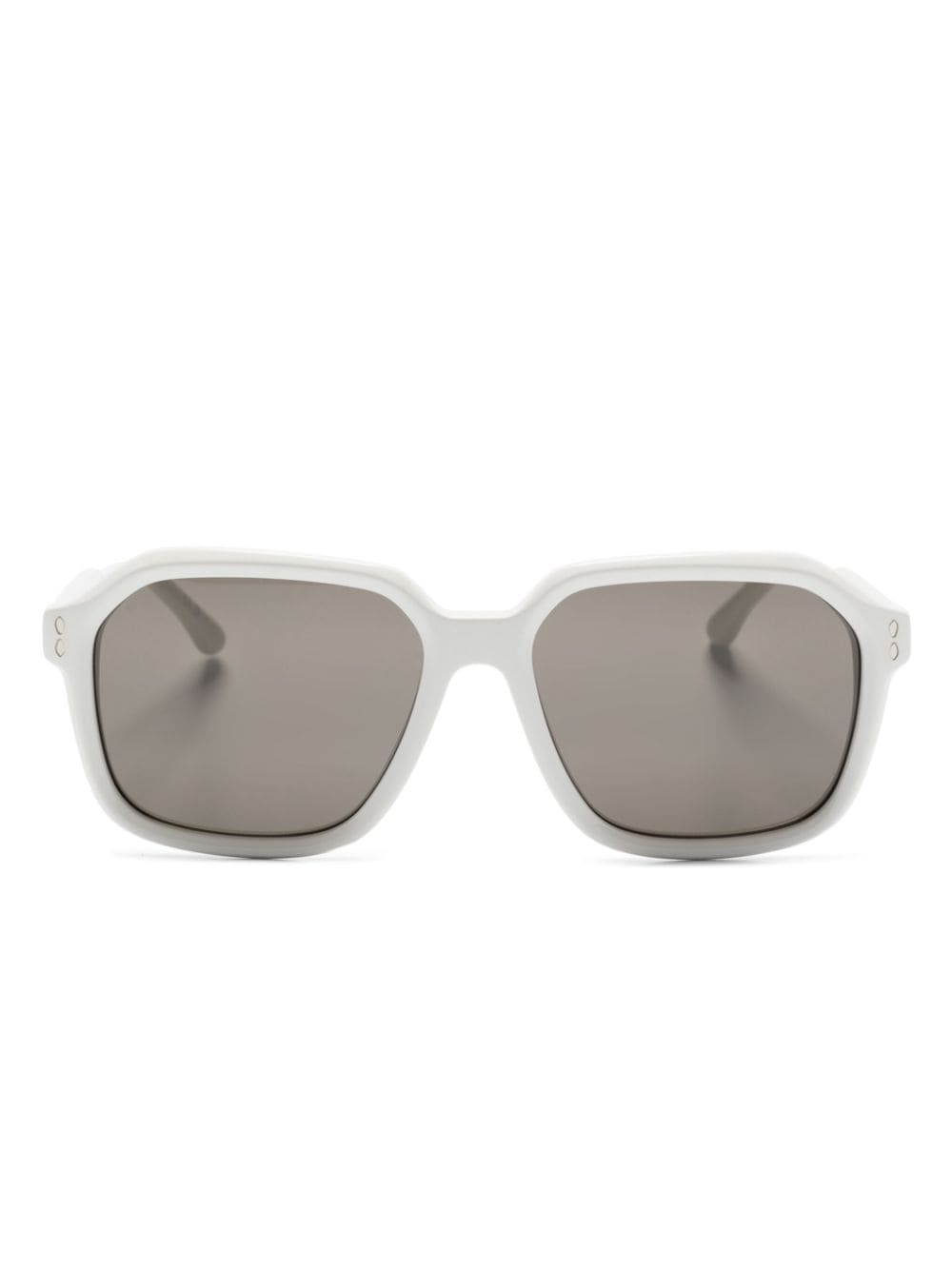 Isabel Marant Eyewear Lily square-frame sunglasses - White von Isabel Marant Eyewear