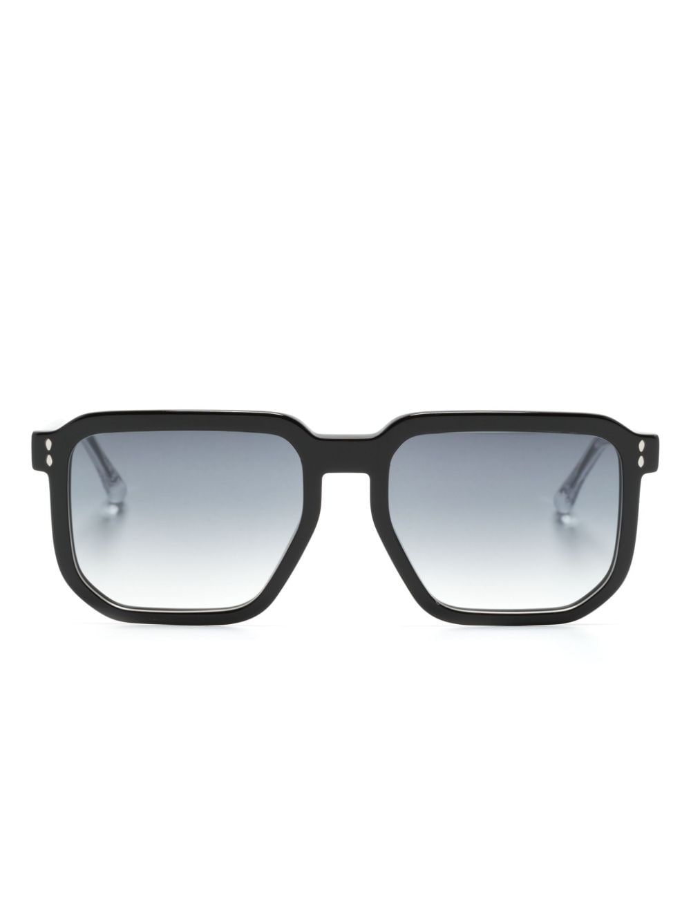 Isabel Marant Eyewear geometric-frame sunglasses - Black von Isabel Marant Eyewear
