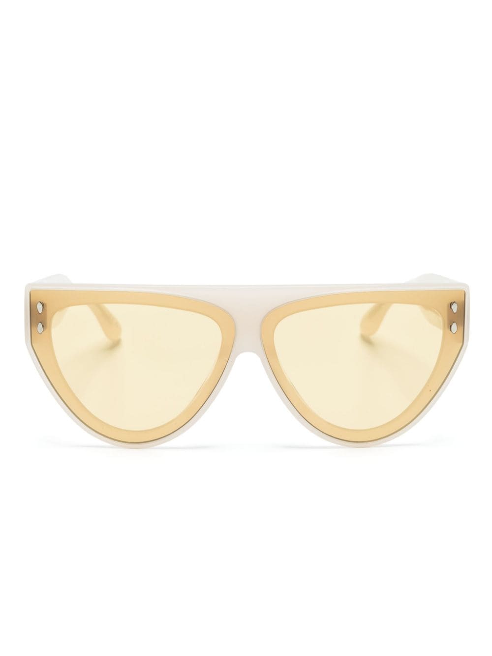 Isabel Marant Eyewear geometric-frame sunglasses - Neutrals von Isabel Marant Eyewear