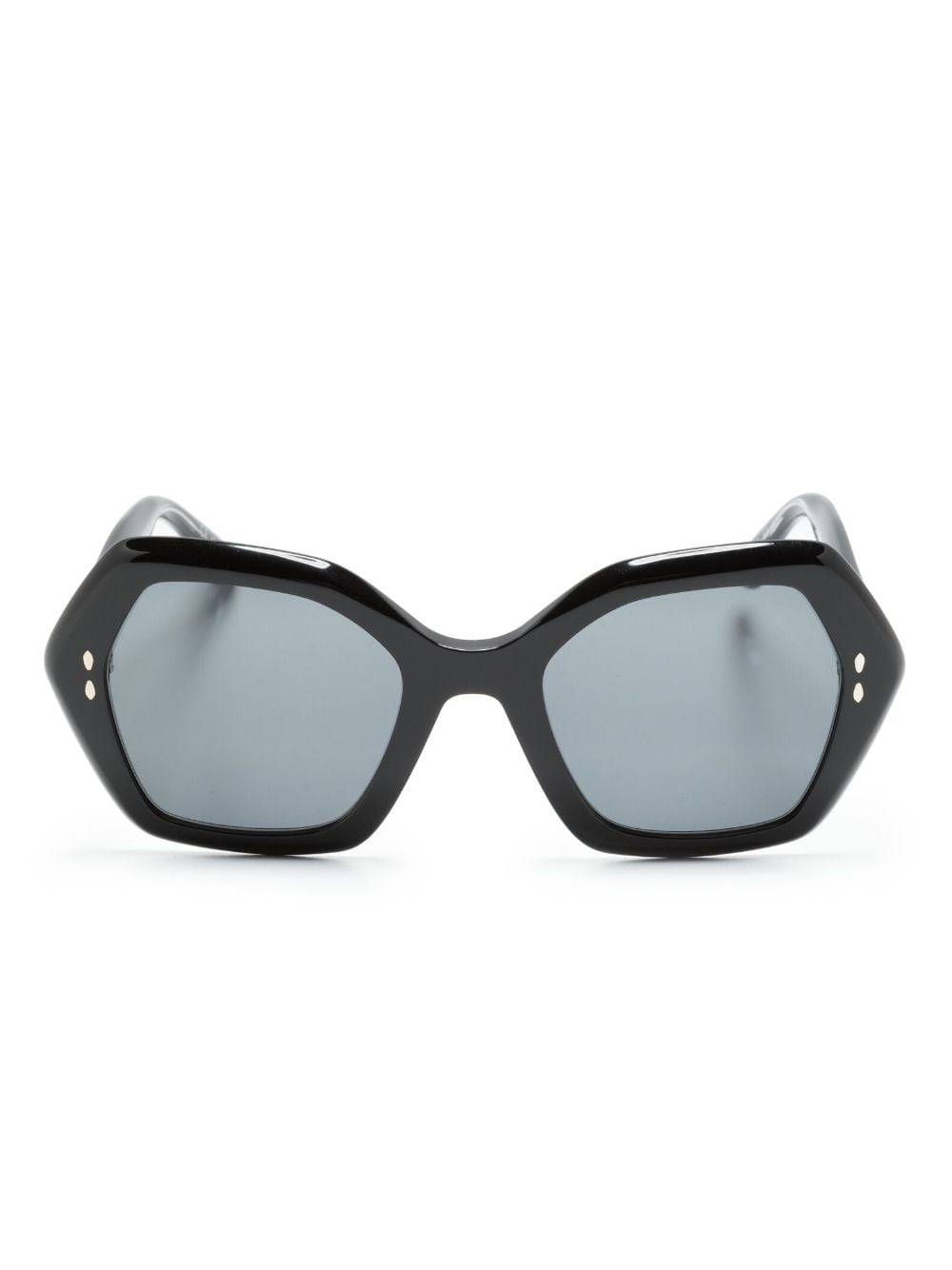 Isabel Marant Eyewear geometric-frame tinted sunglasses - Black von Isabel Marant Eyewear